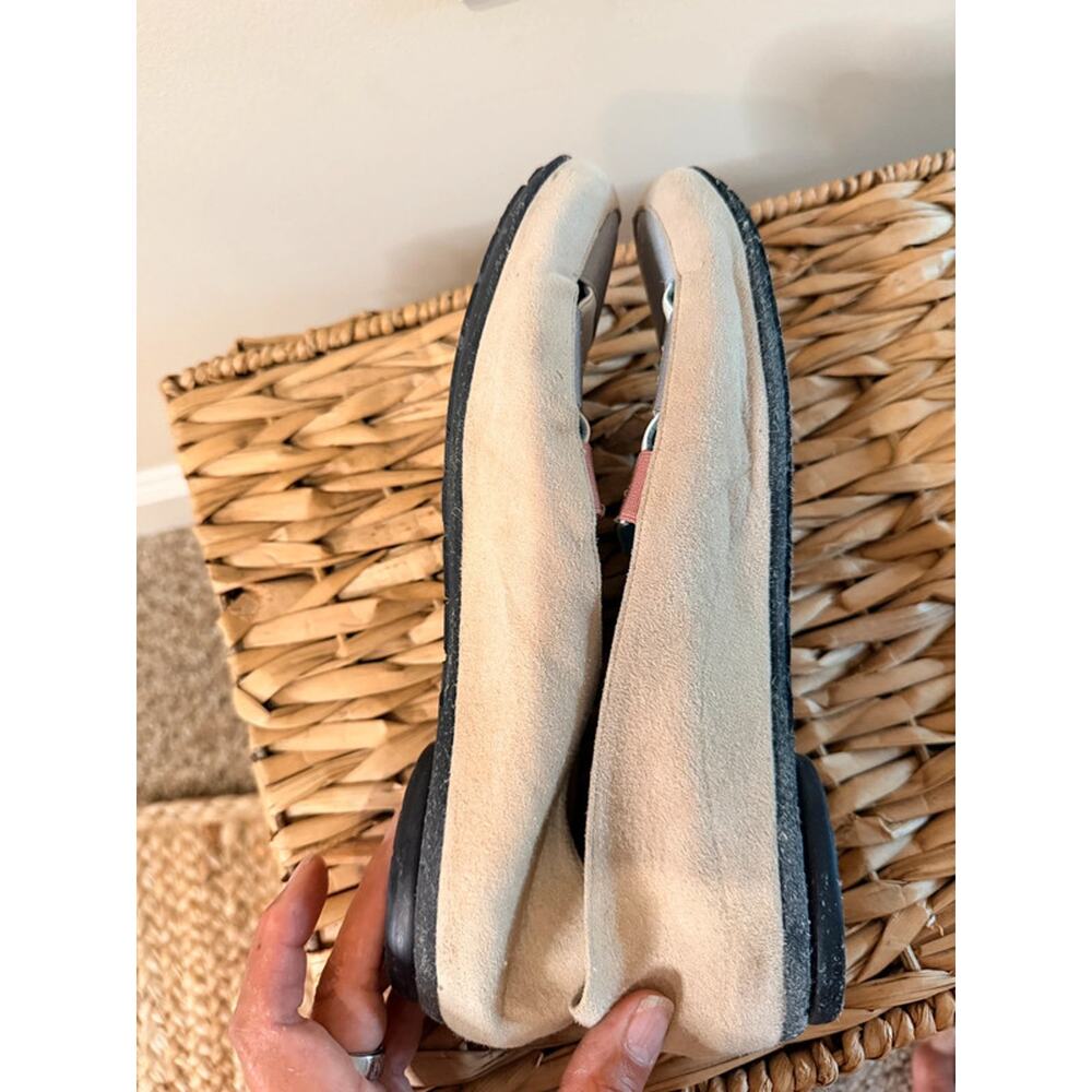 Thierry Rabotin Italy Suede Ballet Flats Beige EU 39 US 8.5-9 Comfort 325 - Picture 2 of 9